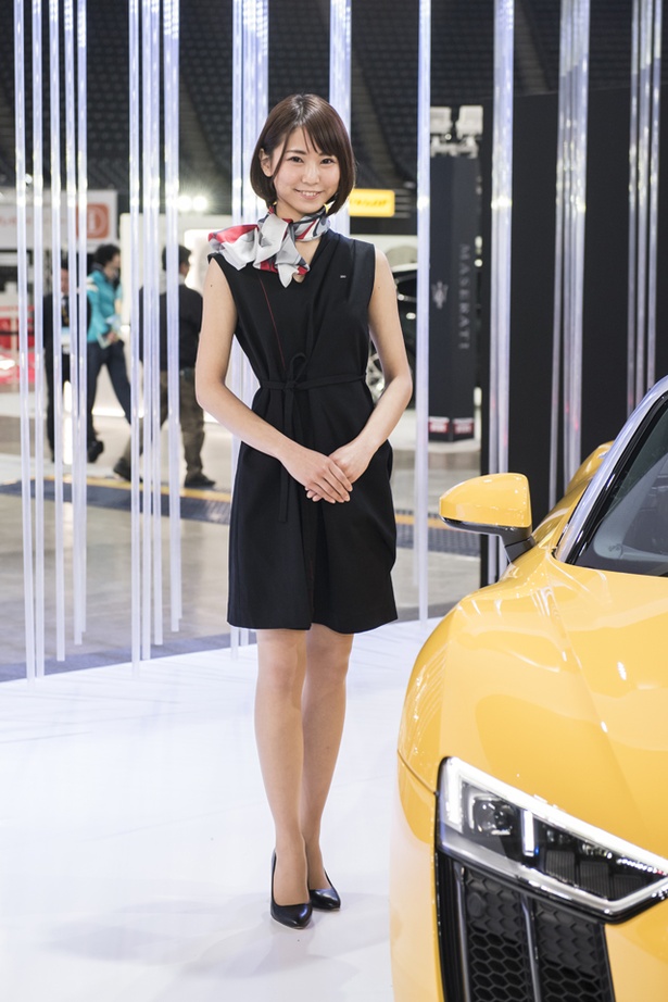 「札幌モーターショー2018」より、「アウディ」のブースで見つけた美人コンパニオン