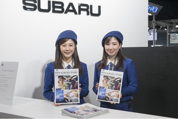 「札幌モーターショー2018」より、「スバル」のブースで見つけた美人コンパニオン