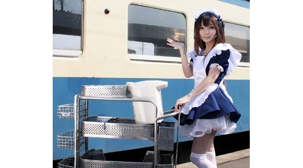 メイドが萌え駅弁を車内販売！いよいよ今週末 “メイド列車”が運行