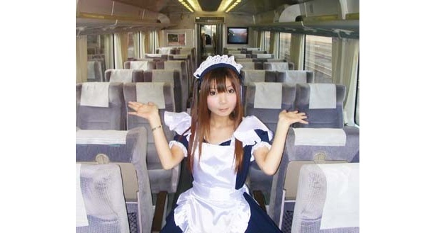車内も広々。メイドさんとのコミュニケーションもバッチリです