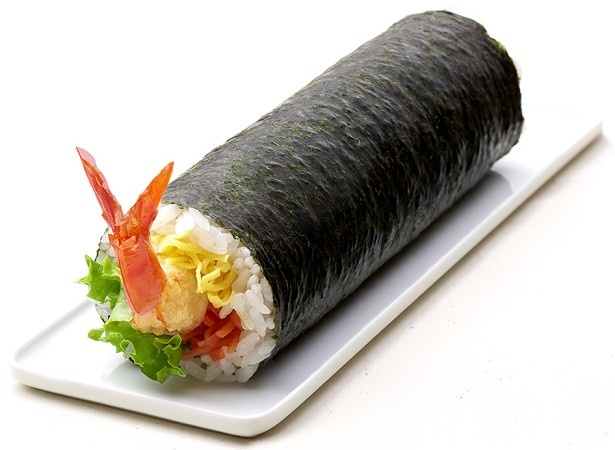 看板商品の「大海老マヨ」を使った「大海老マヨ 恵方巻」(1390円・ハーフ790円)