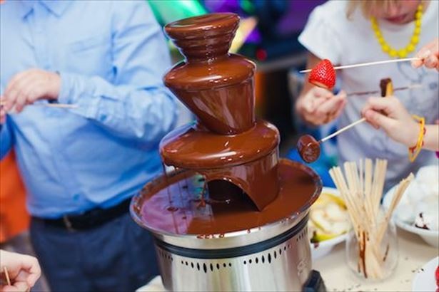 4種類のチョコレートをつけ放題