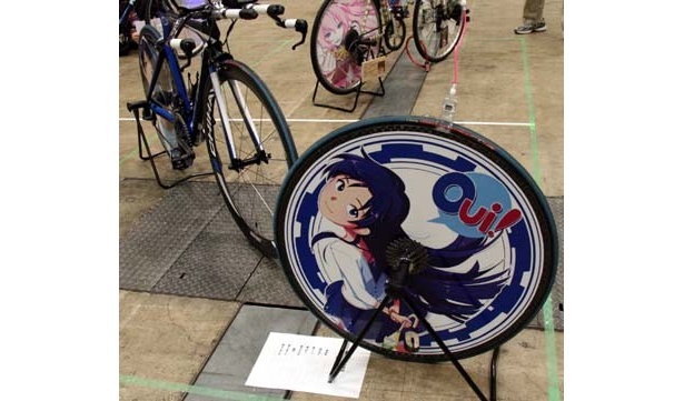 細部にまでこだわるのは痛車も痛チャリも同様