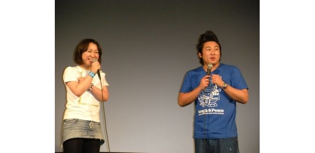 【写真】「沖縄の方に観てもらいたかった」と熱く(？)語ってはいたが…