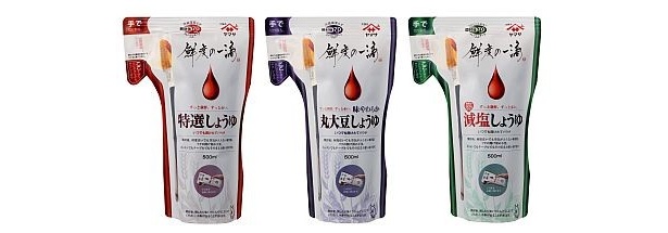 ヤマサの500mlパウチの醤油｢鮮度の一滴｣
