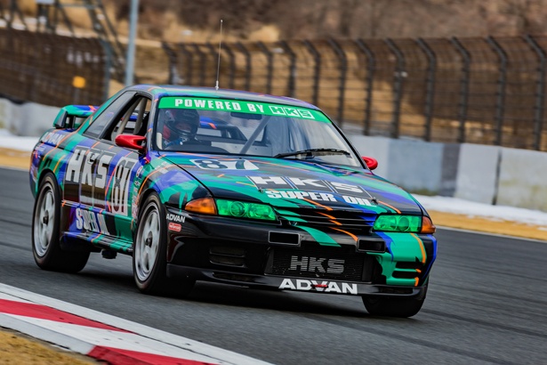 HKSが以前Gr.Aレースに参戦していた車両もデモンストレーション・ランを行った