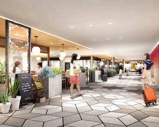 大規模改修中の大阪国際空港、中央エリア・屋上エリアが4月に先行オープン！