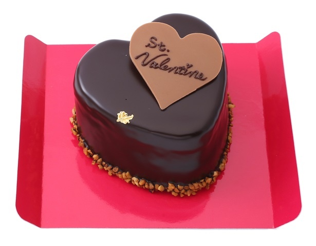 ハート型のメッセージに思いをのせよう アンテノールのバレンタインケーキ ウォーカープラス