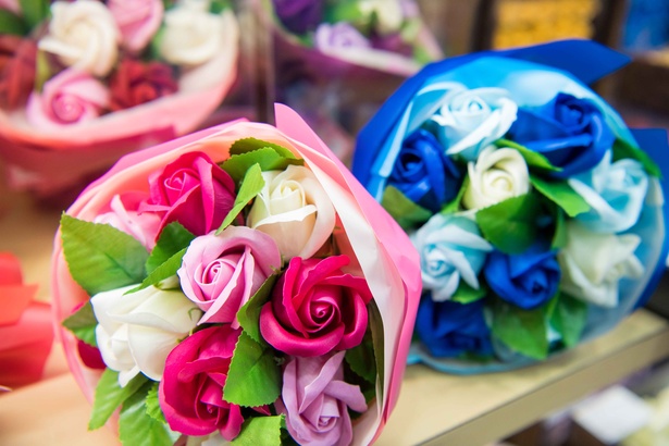 Q-FLAの花のカタチの入浴剤