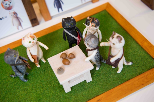 どやねこ展のネコたち