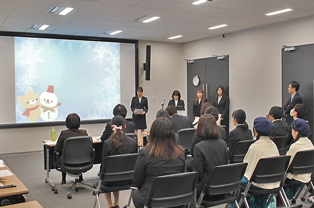 優秀賞に選ばれた、神戸海星女子学院大学の「チーム一尾」