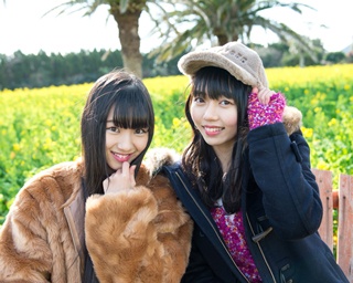 #アルイテラブル SKE48の野島樺乃と末永桜花が菜の花畑で春を先取り！