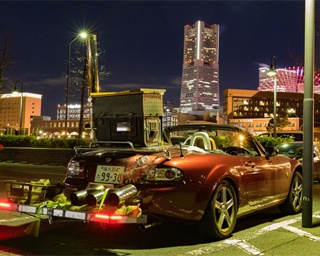 今話題！横浜・みなとみらいの新名物「オープンカー×石焼き芋」に行ってみた