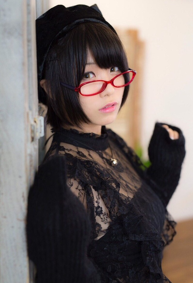 成田空港でのイベントに出演するコスプレイヤー・くろねこさん