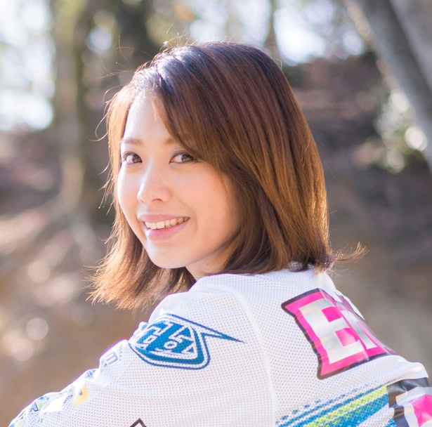 小玉絵里加選手。全日本トライアルレディースクラスで2位の実力を誇る
