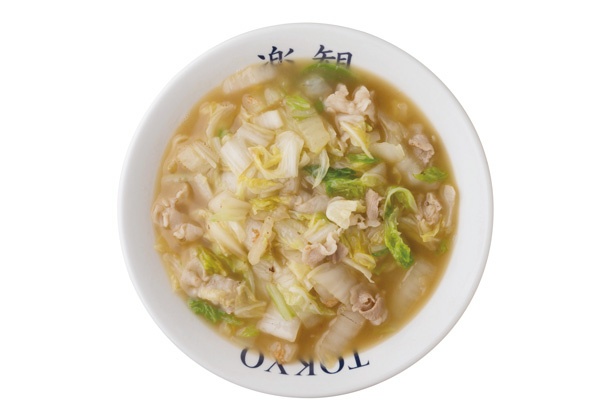 「白菜タンメン」(750円)は国産白菜をこれでもかというほど贅沢に使用。ダシにこだわったスープは白菜の旨味や甘味をしっかりと閉じ込めている