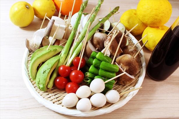 新鮮な食材が勢ぞろい！