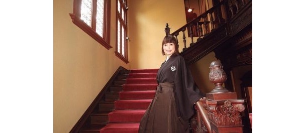 「土佐・龍馬であい博」のPR大使も務める歴ドル・美甘子さん【旧岩崎邸庭園】