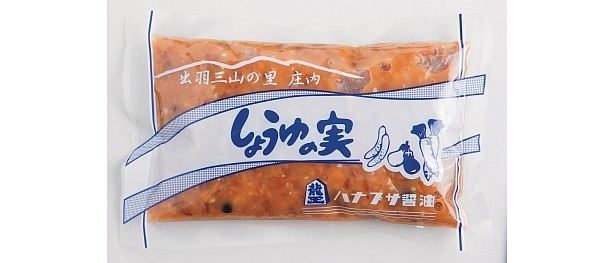｢おいしい山形プラザのしょうゆの実｣は、具材の感じが新しい(180円/おいしい山形プラザ)