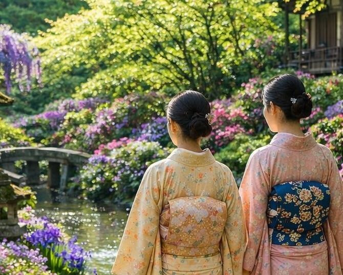 着物で訪れると割引やプレゼントの特典も。新潟の日本庭園28カ所を巡る、5月限定企画を開催
