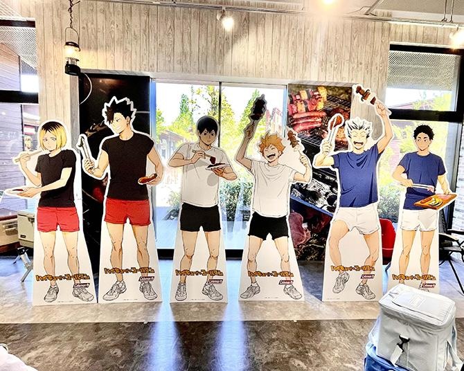 人気アニメ『ハイキュー!!』とコールマンが初コラボ！「合宿バーベキュー!!」をテーマにしたPOP UP SHOPが全国巡回中