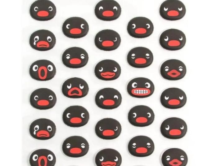 ピングー公式オンラインストア限定「ぷくぷくシール」が新登場！いろんな顔がぷにっと立体に