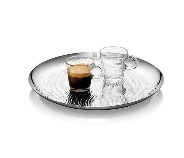 テイスティングセット「インテンス」(1万88円)に数量限定コーヒー3種類やトレーが一緒になっている