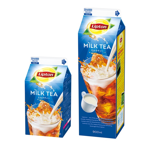 「リプトン ミルクティー」はパッケージの変化とともにミルクの風味もアップ