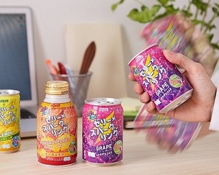 気分爽快！新感覚炭酸飲料「ぷるっシュ!! ゼリー×スパークリング」を飲んでみた