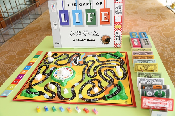 記念すべき初代「人生ゲーム」も展示されていた