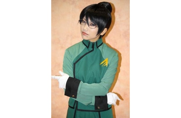 『機動戦士ガンダム00』カティ・マネキンのコスプレをする春希美羽さん
