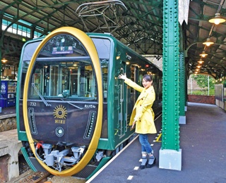 京都・叡山電車の新車両「ひえい」3/21デビュー！「正面から撮るなら八瀬比叡山口駅」の理由は？  