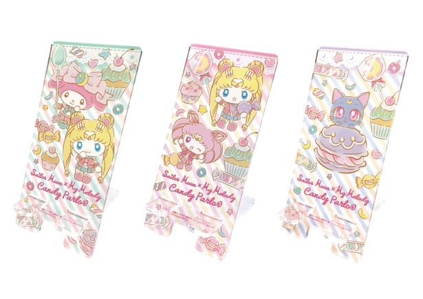 アクリルスマホスタンド(3種、各1080円)