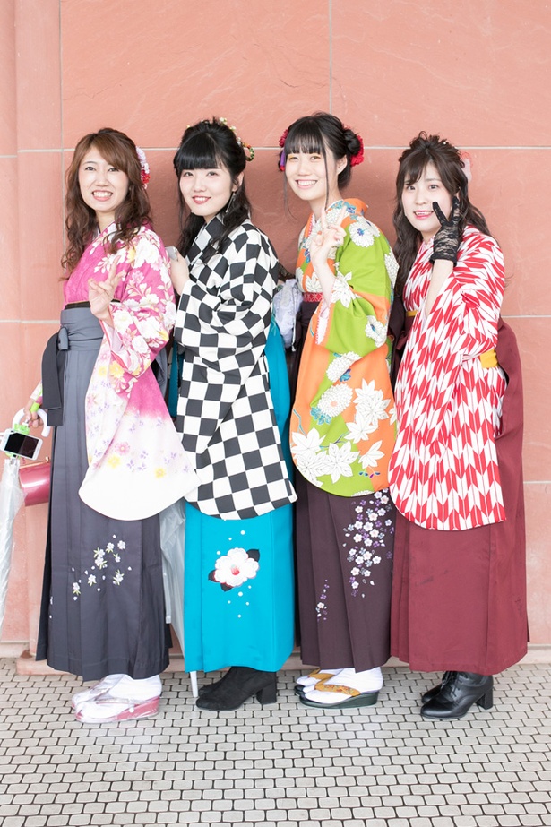  福岡大学の卒業生 あやさん まおさん ちひろさん まほさん