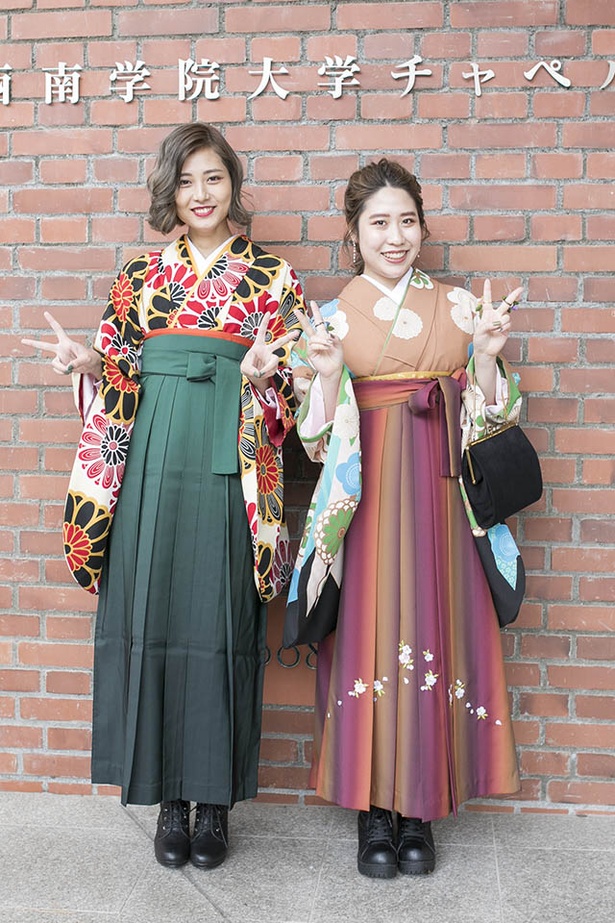 西南学院大学の卒業生 ななみさん みほさん