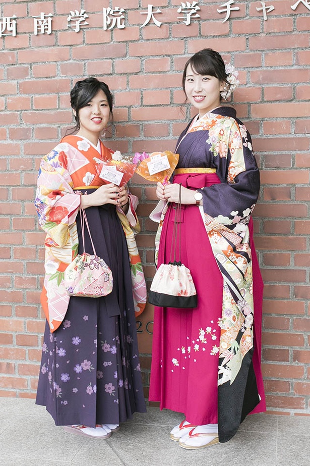 西南学院大学の卒業生 えみさん ゆきさん