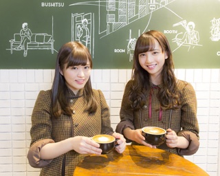乃木坂46伊藤かりん＆3期生 佐藤 楓が“ラテアート”で女子力アップ！