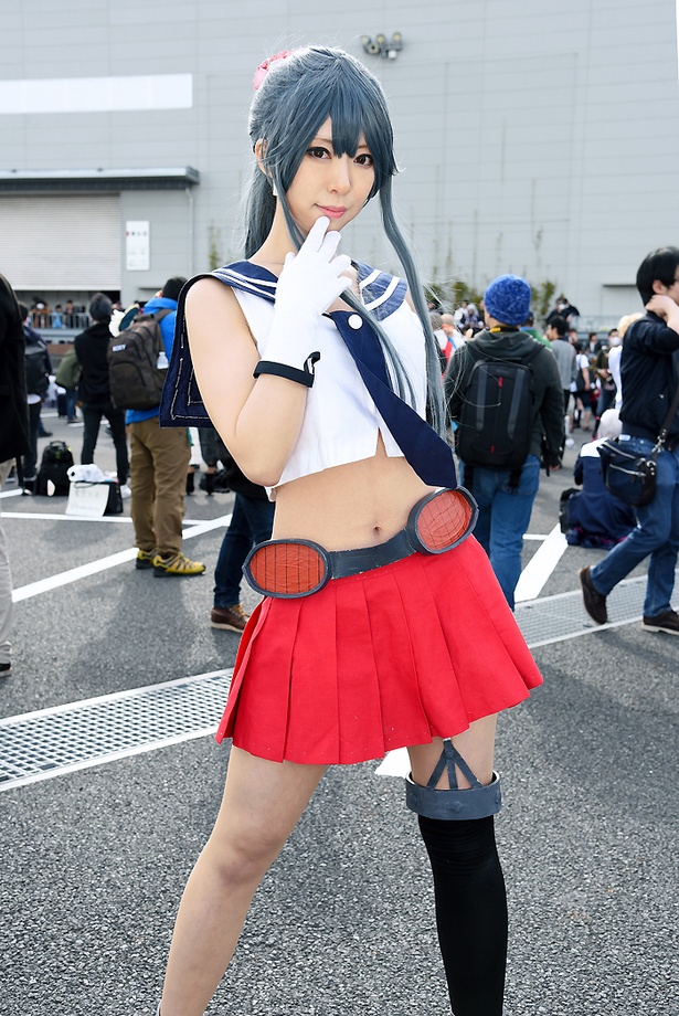 「艦隊これくしょん -艦これ-」の矢矧に扮する みずのさん