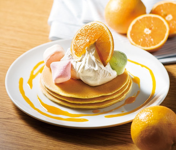 「オレンジヨーグルトパンケーキ」(1080円)/HONOLULU COFFEE