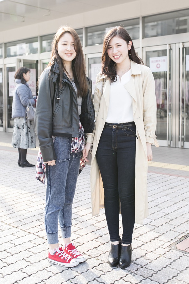 福岡アジアコレクションに来ていた、ゆりさんとあみさん