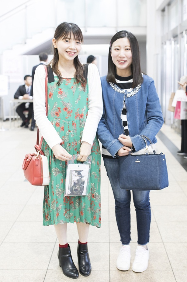 福岡アジアコレクションに来ていた、みおさんとあみさん