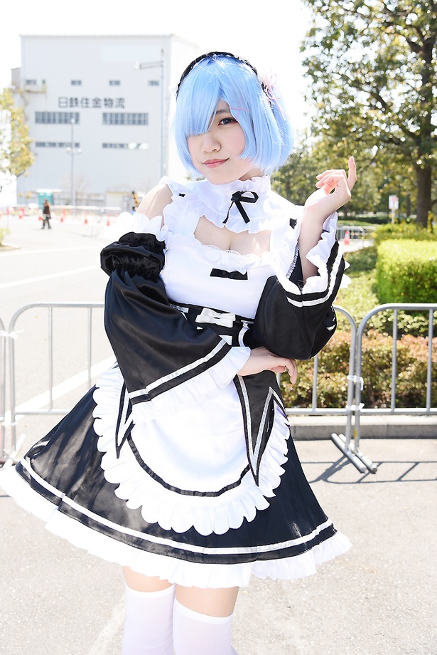 「Re：ゼロから始める異世界生活」のレムに扮する かりんさん