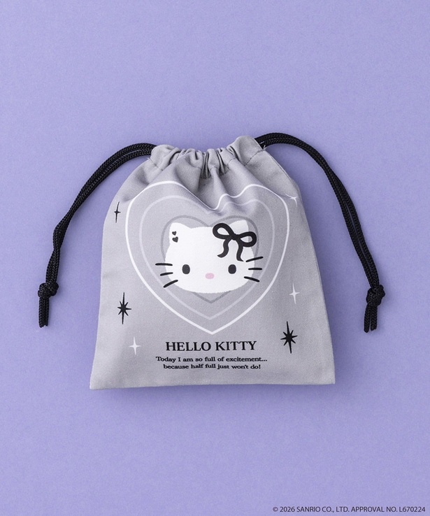 「巾着ポーチ」(330円)