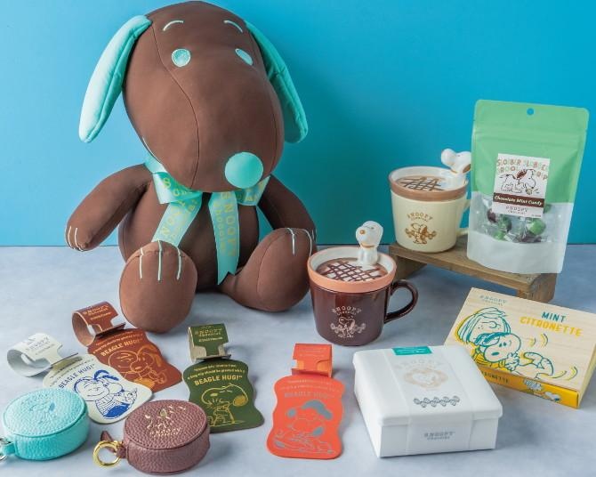 「SNOOPY Chocolat(スヌーピーショコラ)」の夏はチョコミント推し！爽やかスイーツや接触冷感ぬいぐるみ、マカロンポーチも