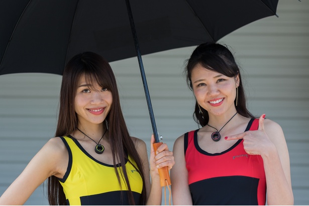 スーパー耐久公式タイヤサプライヤー「ピレリ」のイメージガール