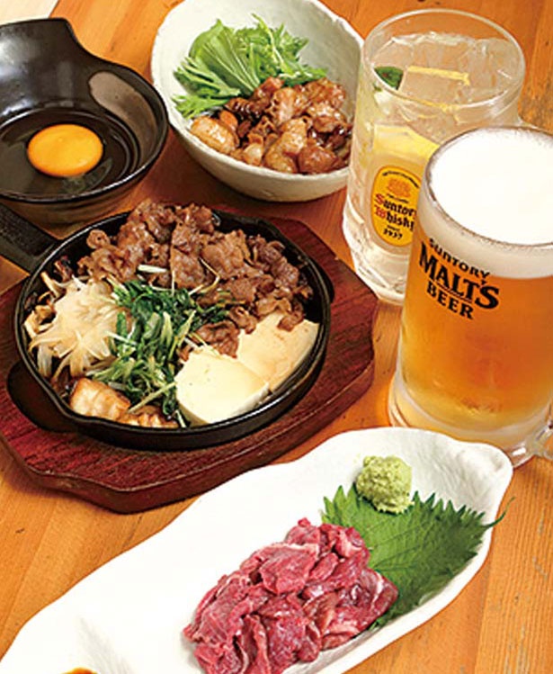 近江牛のメニューがずらり/肉処立呑処 多聞