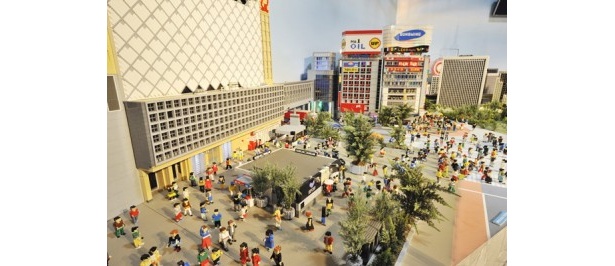 「レゴスタジアム」にはレゴでできた東京の街並みも展示