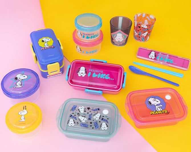 スヌーピーデザインの新作ランチグッズがカラフルでかわいすぎ！全8型をすべて紹介します!!