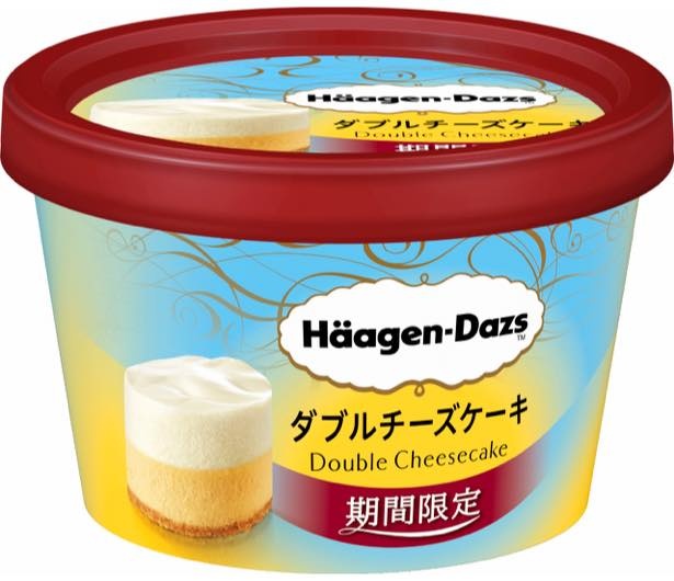 月替わりで新作のハーゲンダッツ ミニカップの期間限定新商品を提供。5月はダブルチーズケーキ