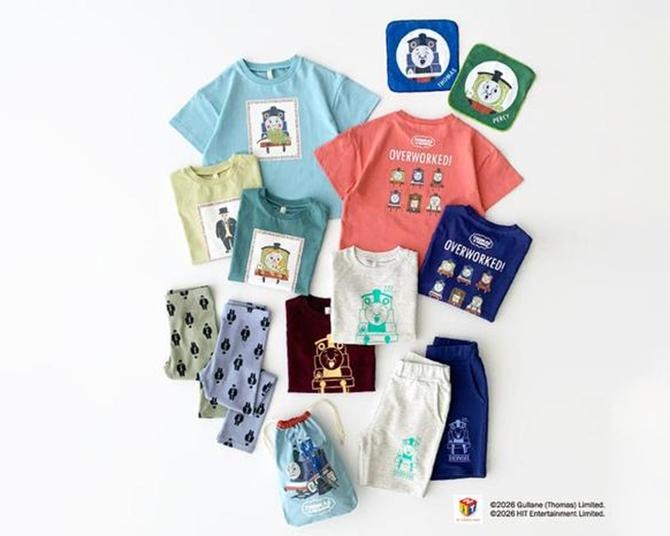 お疲れ顔の「きかんしゃトーマス」×Samansa Mos2 Lagom！シュールかわいい新作コレクションが発売中